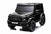 Masinuta electrica pentru 2 copii Mercedes G63, 4x4, 800W, 24V-14Ah, cu Mp3, neagra - 1