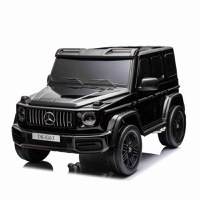 Masinuta electrica pentru 2 copii Mercedes G63, 4x4, 800W, 24V-14Ah, cu Mp3, neagra - 1