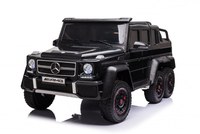 Masinuta electrica pentru 2 copii Mercedes G63 6x6 270W sezut pentru adult, culoare Negra - 1