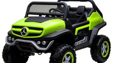 Masinuta electrica pentru 2 copii Mercedes UNIMOG 4x4 140W PREMIUM culoare Verde