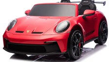 Masinuta electrica pentru 2 copii, Porsche 911 GT3, 320W, 24V 14Ah, echipare premium, rosie