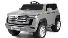 Masinuta electrica pentru 2 copii, Toyota Land Cruiser 140W 12V PREMIUM, Gri