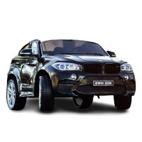 Masinuta electrica pentru copii 3-9 ani cu 2 locuri, BMW X6M 240W 12V XXL Premium, culoare Negru - 1