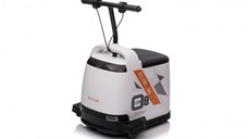 Masinuta electrica pentru copii 5-9 ani, Kinderauto Box-Car 360, 180W, 24V, culoare alba