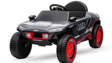 Masinuta electrica pentru copii, Audi RS Q E-tron 80W 12V 7Ah, premium, culoare gri