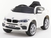 Masinuta electrica pentru copii BMW X6M 90W 12V 7Ah cu echipare STANDARD, culoare Alba - 1