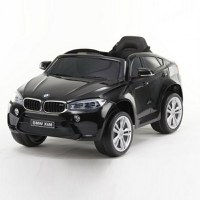Masinuta electrica pentru copii BMW X6M 90W 12V 7Ah cu echipare STANDARD, culoare Negra - 1