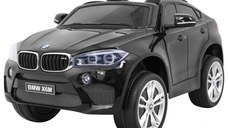 Masinuta electrica pentru copii BMW X6M 90W 12V 7Ah cu echipare STANDARD, culoare Negra