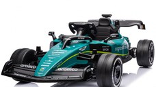 Masinuta electrica pentru copii, Formula 1 Aston Martin, 160W, 24V 5Ah, echipare premium, verde