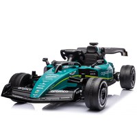 Masinuta electrica pentru copii, Formula 1 Aston Martin, 160W, 24V 5Ah, echipare premium, verde - 1