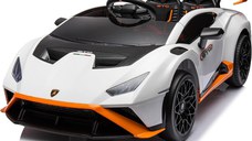 Masinuta electrica pentru copii Lamborghini Huracan STO 12V 80W Premium, alb
