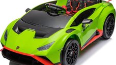 Masinuta electrica pentru copii Lamborghini Huracan STO 12V 80W Premium, verde