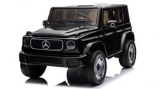 Masinuta electrica pentru copii, Mercedes EQG 140W 12V 9Ah, Premium, culoare Neagra