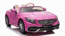 Masinuta electrica pentru copii Mercedes S650 MAYBACH 90W 12V 7Ah Roz