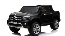 Masinuta electrica pentru copii,  Mercedes X-Class 4x4 180W 12V 14Ah PREMIUM  Negru