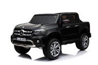 Masinuta electrica pentru copii,  Mercedes X-Class 4x4 180W 12V 14Ah PREMIUM  Negru - 1