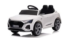 Masinuta electrica pentru copii, telecomanda inclusa, Audi SQ8, 70W 12V, echipare standard, alba