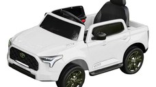 Masinuta electrica pentru copii, Toyota Tundra I-max Force, 12V 80W, echipata premium, alba