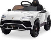 Masinuta electrica pentru copil 2-5 ani, Lamborghini Urus 70W 12V 7Ah, culoare Alba - 1