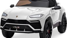 Masinuta electrica pentru copil 2-5 ani, Lamborghini Urus 70W 12V 7Ah, culoare Alba