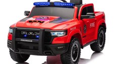 Masinuta electrica pentru mici pompieri DODGE RAM 1500 RHO 140W 12V 10Ah, RED