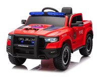 Masinuta electrica pentru mici pompieri DODGE RAM 1500 RHO 140W 12V 10Ah, RED - 1