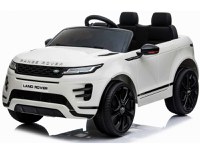 Masinuta electrica Range Rover 4x4 140W 12V, scaun tapitat, roti MOI, culoare Alb - 1