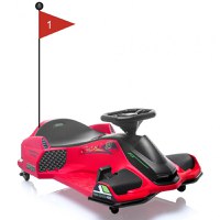 Masinuta-Kart electric pentru copii 5-11 ani, Rider Drift 360, 180W, 24V, culoare Rosie - 1