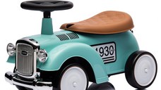 Masinuta premergator fara pedale, Kinderauto Retro Baby Car cu roti moi, verde