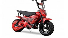 Mini Motocicleta electrica cu roti ajutatore, NITRO ECO Flee 300W 24V, culoare Portocalie