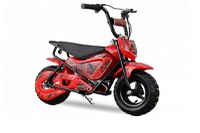 Mini Motocicleta electrica cu roti ajutatore, NITRO ECO Flee 300W 24V, culoare Rosu - 1