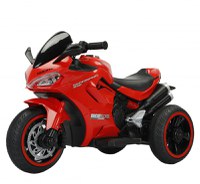 Motocicleta electrica cu 3 roti, pentru copii 2-5 ani, Kinderauto SuperSpeed, 70W, 12V 7Ah, rosie - 1