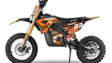 Motocicleta electrica Eco Tiger 1000W 36V 12 10  Portocaliu