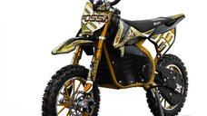 Motocicleta electrica NITRO Eco Fossa, 1000W, 36V, cu limitator de viteza, portocalie