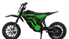 Motocicleta electrica NITRO Eco Panther 10, pentru copii, 36V 15Ah LFP, verde