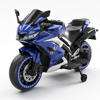 Motocicleta electrica pentru 3-9 ani, Kinderauto TR15 SuperBike PREMIUM,culoare Albastru - 1