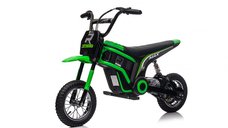 Motocicleta electrica pentru copii 5-10 ani, Kinderauto Enduro, Premium 350W, 24V, culoare verde