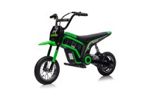 Motocicleta electrica pentru copii 5-10 ani, Kinderauto Enduro, Premium 350W, 24V, culoare verde - 1