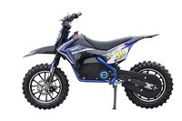 Motocicleta electrica pentru copii Kinder Eco Ghepard 500W 36V, culoare albastra - 1