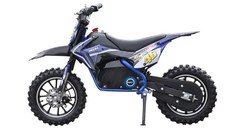 Motocicleta electrica pentru copii Kinder Eco Ghepard 500W 36V, culoare albastra