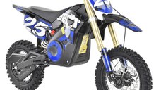 Motocicleta electrica pentru copii Kinderauto MotoBike 25 1000W 36V, roti 12 10 culoare albastra