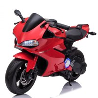 Motocicleta electrica pentru copii Kinderauto SX1629, putere 250W, 24V, roti moi cauciuc EVA, Rosie - 1