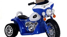 Motocicleta electrica pentru copii, POLICE JT568 35W STANDARD  Albastru