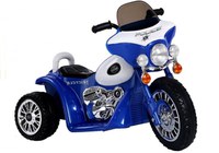 Motocicleta electrica pentru copii, POLICE JT568 35W STANDARD  Albastru - 1