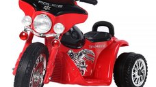 Motocicleta electrica pentru copii, POLICE JT568 35W STANDARD Rosu