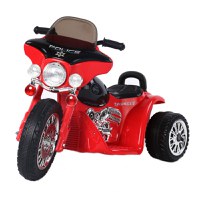 Motocicleta electrica pentru copii, POLICE JT568 35W STANDARD Rosu - 1