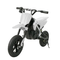 Motocicleta electrica pentru copil 5-10 ani, Honda CRF450 250W, 24V, roti gonflabile, alba - 1