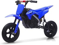 Motocicleta electrica pentru copil 5-10 ani, Honda CRF450 250W, 24V, roti gonflabile, albastra - 1