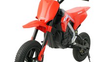 Motocicleta electrica pentru copil 5-10 ani, Honda CRF450 250W, 24V, roti gonflabile, rosie