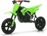 Motocicleta electrica pentru copil 5-10 ani, Honda CRF450 250W, 24V, roti gonflabile, verde - 1